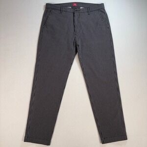 Levi's XX Chino Pants Men's‎ 36x29 Gray Micro Gingham Plaid Tapered Standard Fit